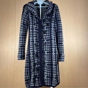 Charlie & Robin Anthropologie Wool Blend Snap Front Coatigan